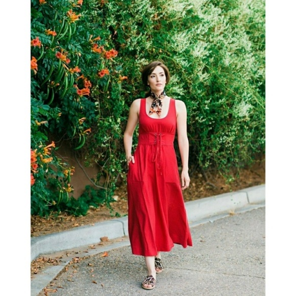 Anthropologie Corseted Midi Dress - Picture 7 of 8